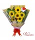 Ramo de girasoles con globo