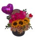 copy of Box con rosas y girasol