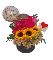 copy of Box con rosas y girasol