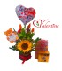Box de 5 Tulipanes y chocolate
